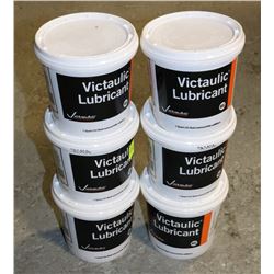 LOT OF 5 TUBS OF VICTAULIC LUBRICANT,