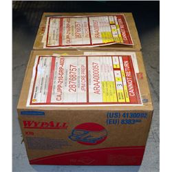 2 BOXES OF WYPALL X70 WIPERS, 152 COUNT PER BOX