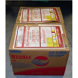 2 BOXES OF WYPALL X70 WIPERS, 152 COUNT PER BOX