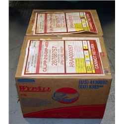 2 BOXES OF WYPALL X70 WIPERS, 152 COUNT PER BOX