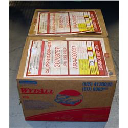 2 BOXES OF WYPALL X70 WIPERS, 152 COUNT PER BOX