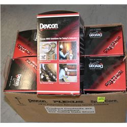 CASE OF 6 DEVCON PLASTIC STEEL PUTTY, #10110