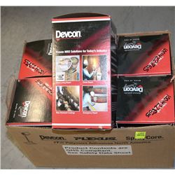 CASE OF 6 DEVCON PLASTIC STEEL PUTTY, #10110