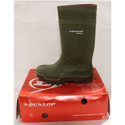 DUNLOP PUROFORT THERMO GREEN BOOTS SZ 13