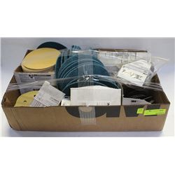 FLAT OF ASSORTED ABRASIVE DISC