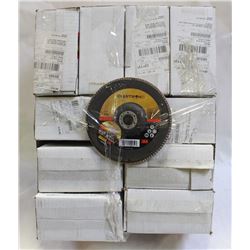 10 BOXES OF CUBITRON  TYPE 27 FLAP DISC, GRADE 60