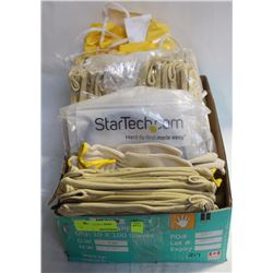 FLAT W/ ASSORTED GLOVES, APRONS & CAT5E UTP PATCH