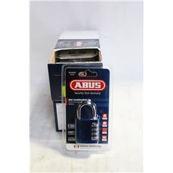 2 CASES(12) OF ABUS ALUMINUM DIAL PADLOCKS