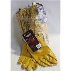 1 DOZEN NEW HORIZON PVC-DIPPED WORKGLOVES-LARGE