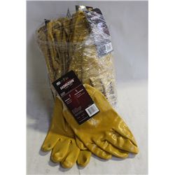 1 DOZEN NEW HORIZON PVC-DIPPED WORKGLOVES-LARGE