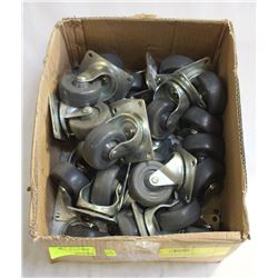 FLAT OF SWIVEL CASTORS- 270LBS LOAD-3"