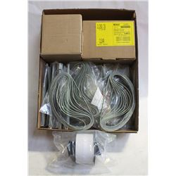 FLAT W/ 3M ABRASIVE STRIPS & BRADY PRINTER VINYL