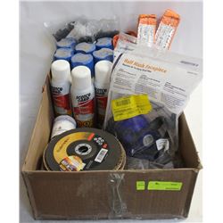 MISC. FLAT INCLUDING: 3M ABRASIVE FLAP DISCS &