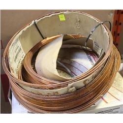 2 HALF ROLLS OF LINCOLN ELECTRIC COILED WELDING