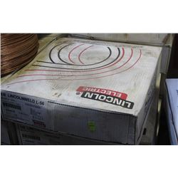 BOXED ROLL OF LINCOLN ELECTRIC COILED WELDING WIRE