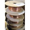 Image 1 : 4 PARTIAL ROLLS OF AIR LIQUIDE COILED WELDING WIRE