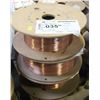 Image 1 : 3 PARTIAL ROLLS OF AIR LIQUIDE COILED WELDING WIRE