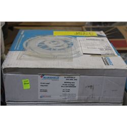 BOXED ROLL OF BLUESHIELD COILED WELDING WIRE