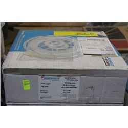 BOXED ROLL OF BLUESHIELD COILED WELDING WIRE