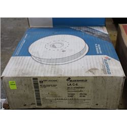 BOXED ROLL OF BLUESHIELD COILED WELDING WIRE