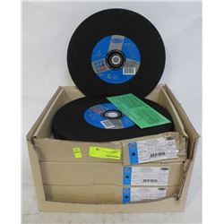 CASE OF NEW 12" TYROLIT STEEL CUTOFF DISCS