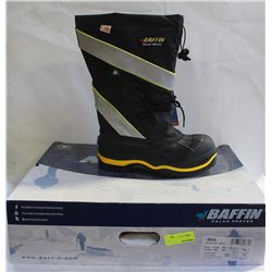 NEW HD BAFFIN WINTER INSULATED BOOTS-BLACK & HI-VZ