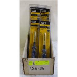 6 NEW KLEIN TOOLS TRIPLE TAP TOOLS / DRIVERS