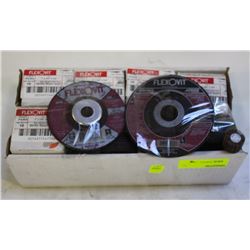 LOT OF ASSORTED FLEXOVIT ABRASIVE DISCS