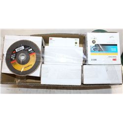 FLAT W/ 5 BOXES OF 967A FLAP DISCS(T29) & 5 BOXES