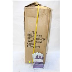 LARGE CASE(10 DOZEN) SPLIT-LEATHER WORK GLOVES