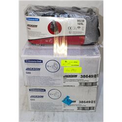 5 BUNDLES OF KC-PRO JACKSON CUT RESISTANT GLOVES