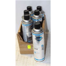6 CANS OF SPRAYON CLEAR INSULATING VARNISH