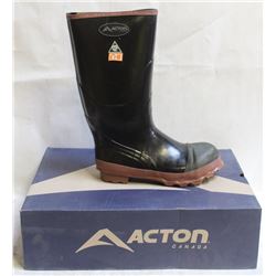 NEW ACTON STEELTOE RUBBER WORKBOOTS-SIZE: 7