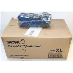 CASE(144 PAIRS) OF NEW ATLAS VENTULUS NITRILE WORK