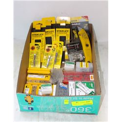 FLAT OF MANY ASSORTED HIGH-END DIAMOND-DIES, TAPS,