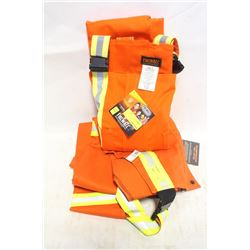 GROUP OF 2 FIREWALL FR HI-VIZ BIB OVERALLS