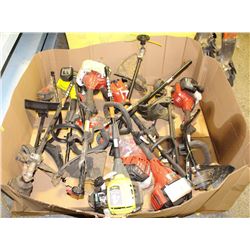 PALLET OF STORE RETURN WEED-WHACKER PARTS & MOTORS