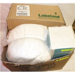 LARGE BOX OF VARIOUS DISPOSABLE COVERALLS