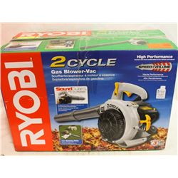 RYOBI 2-CYCLE GAS POWERED BLOWER-VAC