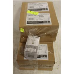 5 CASES(25) OF 45 W STANDARD INCANDESCENT BULBS