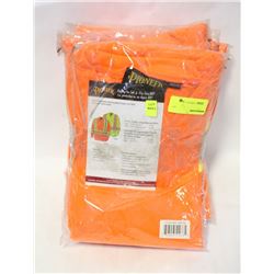 GROUP OF 5 HI-VIZ MESH-SHIRTS-3XL