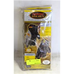 2 NEW PAIRS OF GANDER GOLDEN PERFORMANCE GLOVES