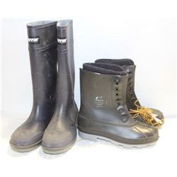 NEW PAIRS OF ONGUARD & BAFFIN RUBBER STEEL TOE