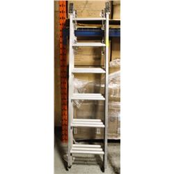 WERNER ALUMINUM 3-SECTION LADDER,