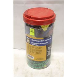 30 PC BUNGEE CORD ASSORTMENT