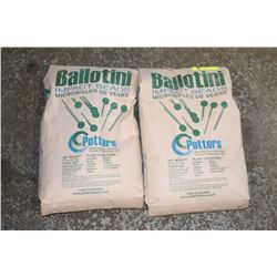 2 BAGS OF BALLOTINI IMPACT BEADS