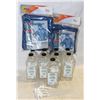 Image 1 : 9 BOTTLES OF HAND SANITIZER & SPRAY GARD COVERALLS