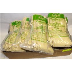 FLAT OF ANSELL VERSATOUCH LATEX GLOVES