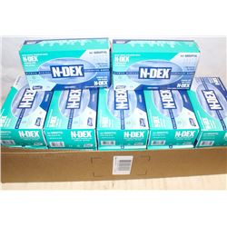 17 BOXES OF N-DEX EXAMINATION GLOVES SZ: XL