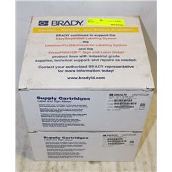 2 BOXES OF BRADY LABELIZER PLUS LABELS